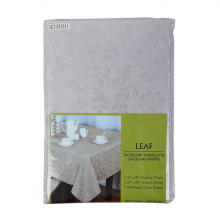 Best Quality Fashion Design Waterproof LeaF 100% Polyester Jacquard Table Cloth